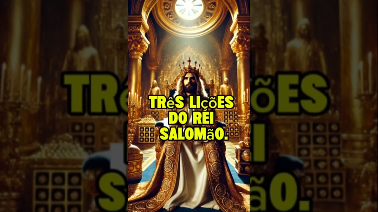 📜 3 Li&ccedil;&otilde;es do Rei Salom&atilde;o Sobre a Riqueza 💰
