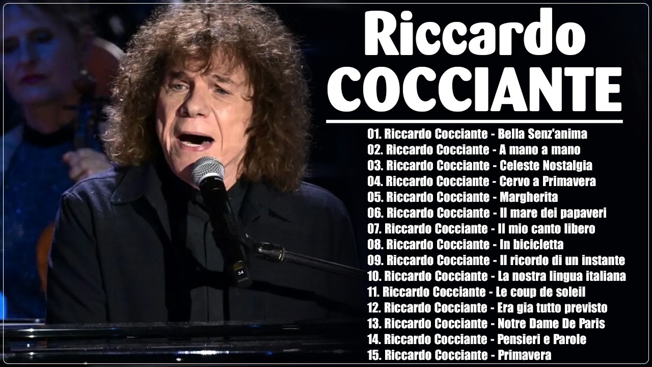 IL Meglio Di Riccardo Cocciante - Riccardo Cocciante Album Completo - Riccardo Cocciante Medley Mix