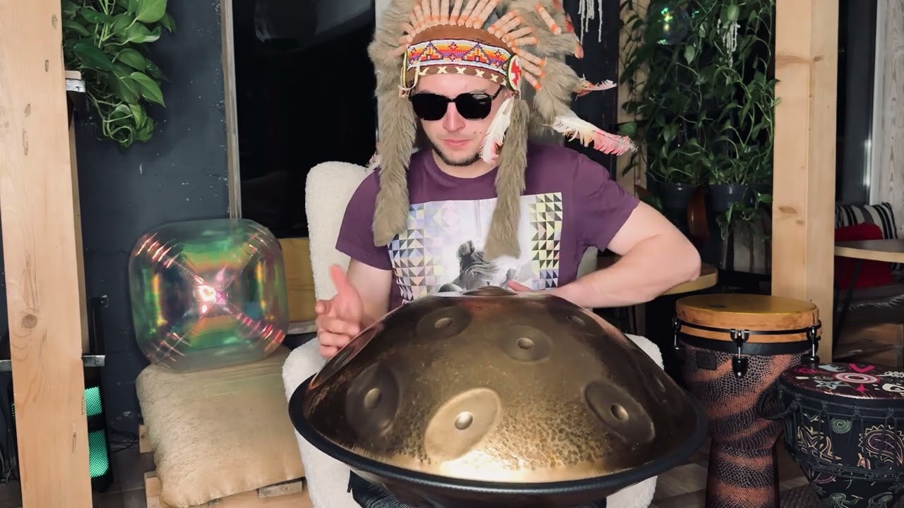 Steel magic✨. E Amara . Handpan Music 