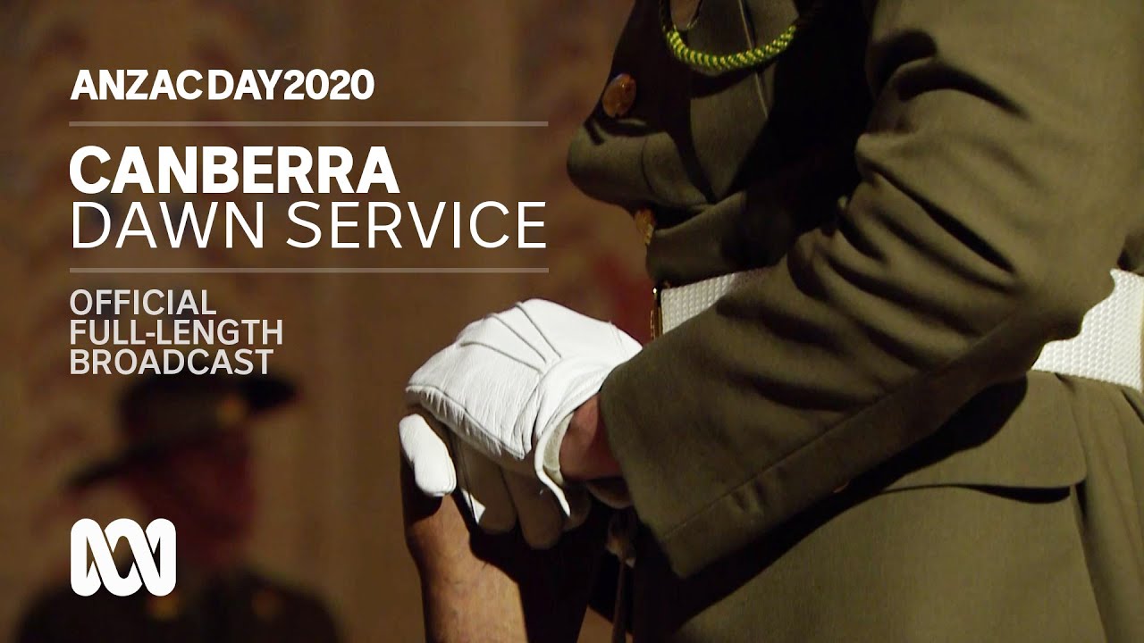 Anzac Day 2020: Canberra Dawn Service – full-length | official broadcast | ABC Australia