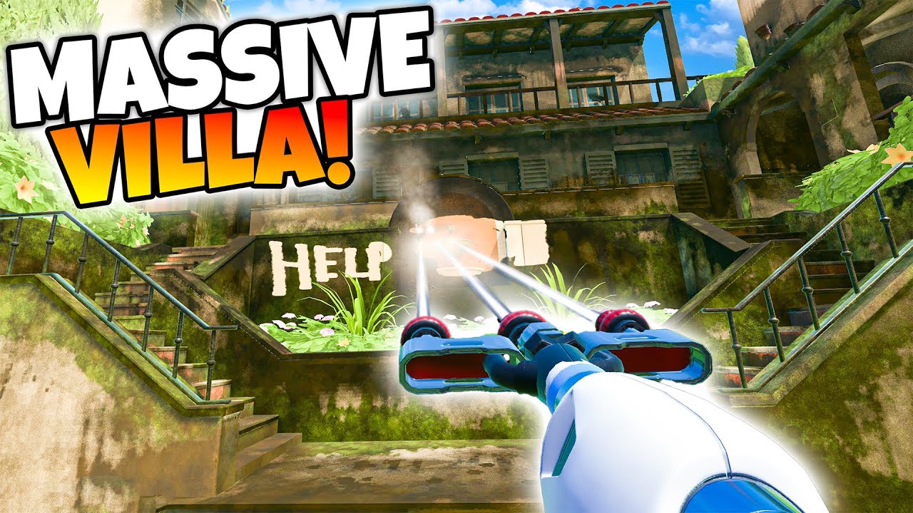 Cleaning a MASSIVE VILLA Full of Bird Poop in PowerWash Simulator!