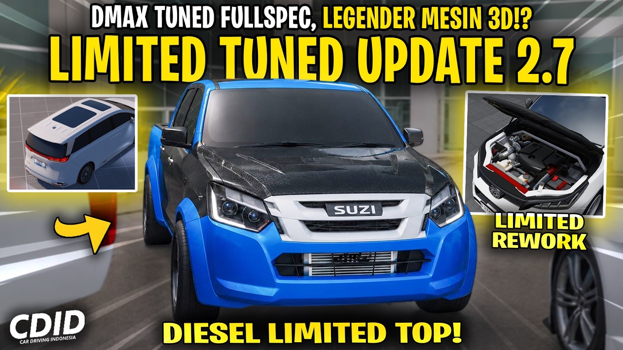 INFO LIMITED CUMI DMAX FULLSPEK BARU ! FORTUNER LEGENDER ADA MESIN 3D - CDID V2.7 UPDATE Roblox