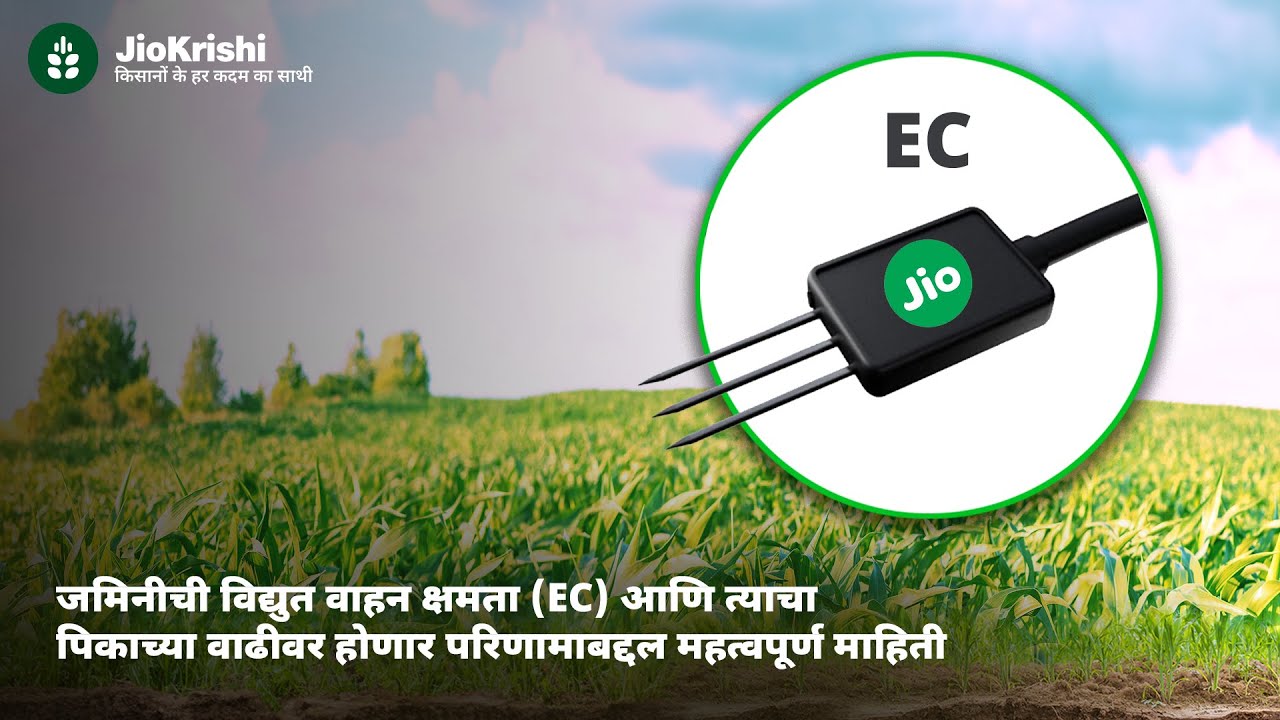 जमिनीची विद्युत वाहन क्षमता (EC) /Electrical Conductivity #precisionfarming