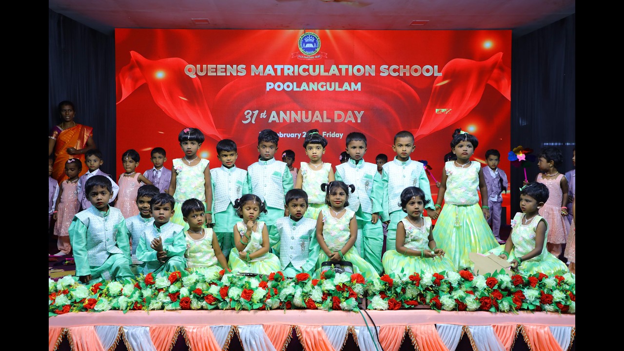 Meena Ponnu  | 31th Annual Day | Queens Matriculation School Poolangulam | 2026
