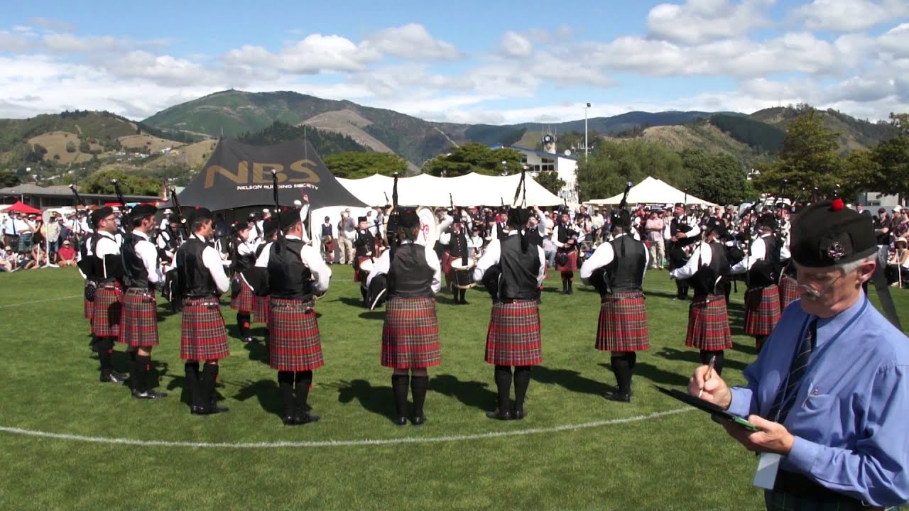 Canterbury Caledonian Society Pipe Band Winning G1 Medley Nationals 2015