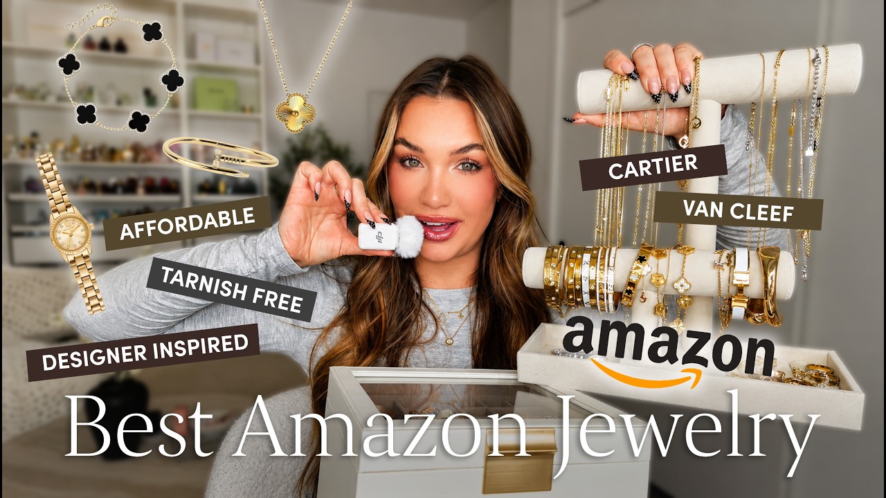 Экскурсия по ювелирным украшениям Amazon ✨ | Доступные находки в стиле дизайнерских вещей | Не ту...