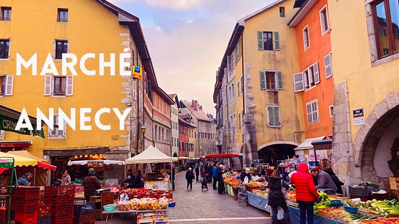 Marché en vieille ville d’Annecy 2022, Vacances d'hiver à Annecy