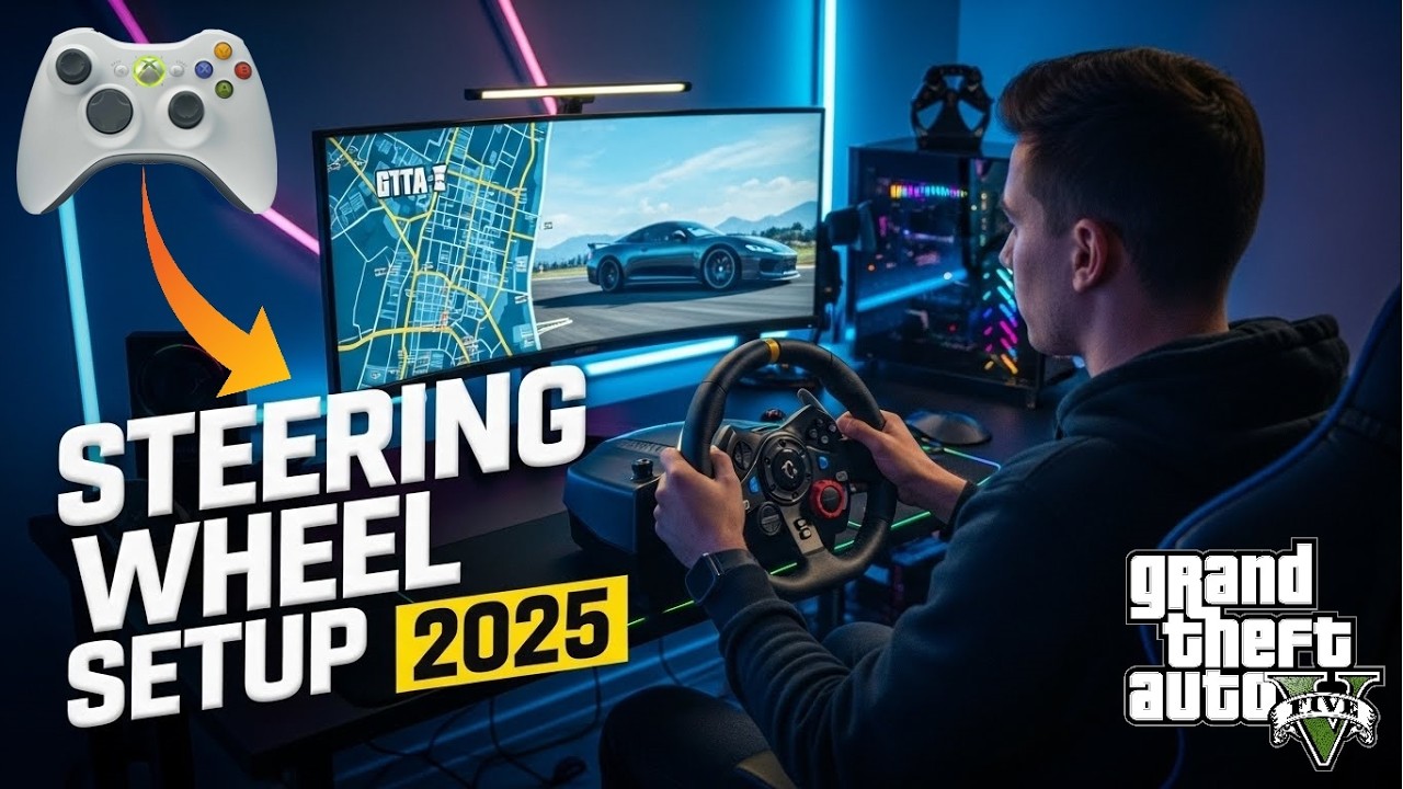 How to Play GTA 5 With Steering Wheel in 2025 | Complete Guid Step by Step