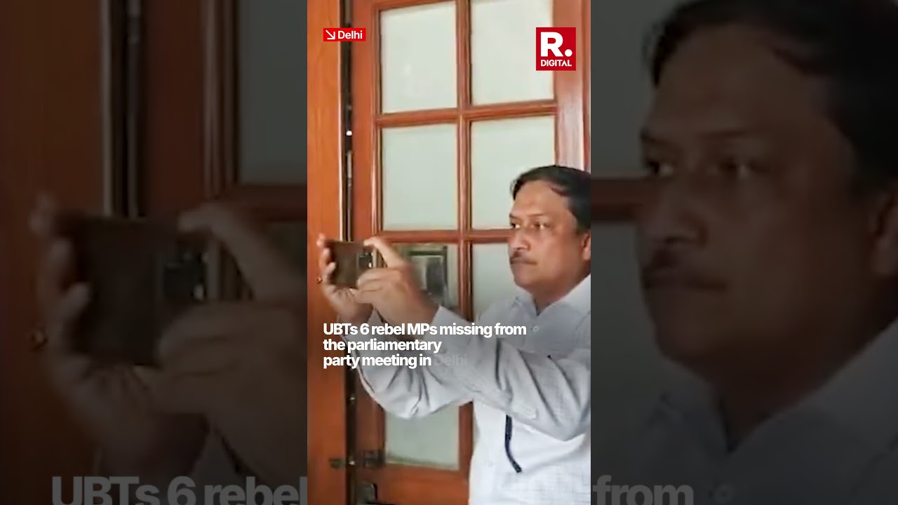 6 Rebel Shiv Sena UBT MPs Miss Crucial Delhi Meeting | Sanjay Raut, Arvind Sawant Arrive