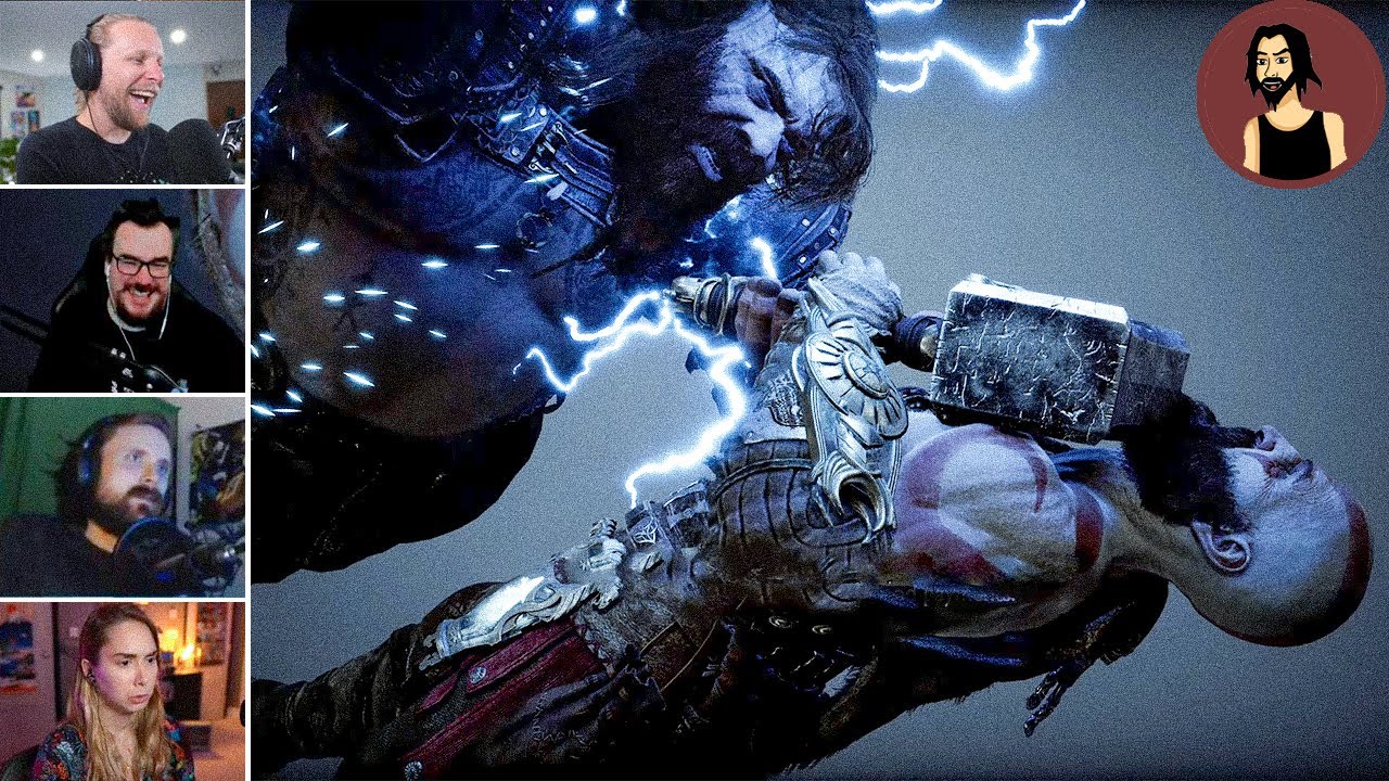 Streamers React to God of War Ragnarok, Thor introduces Mj&ouml;lnir To Kratos (GOW:Ragnarok)