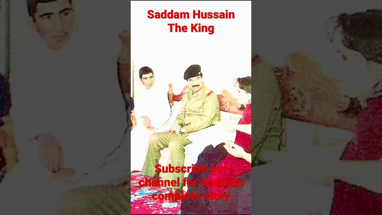 Saddam Hussein the king #saddamhussein #Saddamhussain