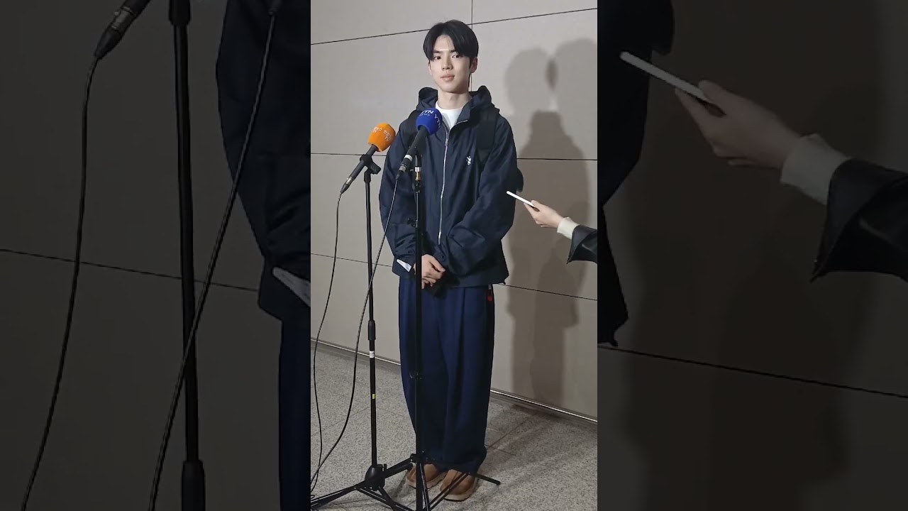 2025,3,24 🇺🇸보스턴 세계피겨선수권 🛩출국직전 인터뷰🎙(폴영상) #차준환 #인터뷰