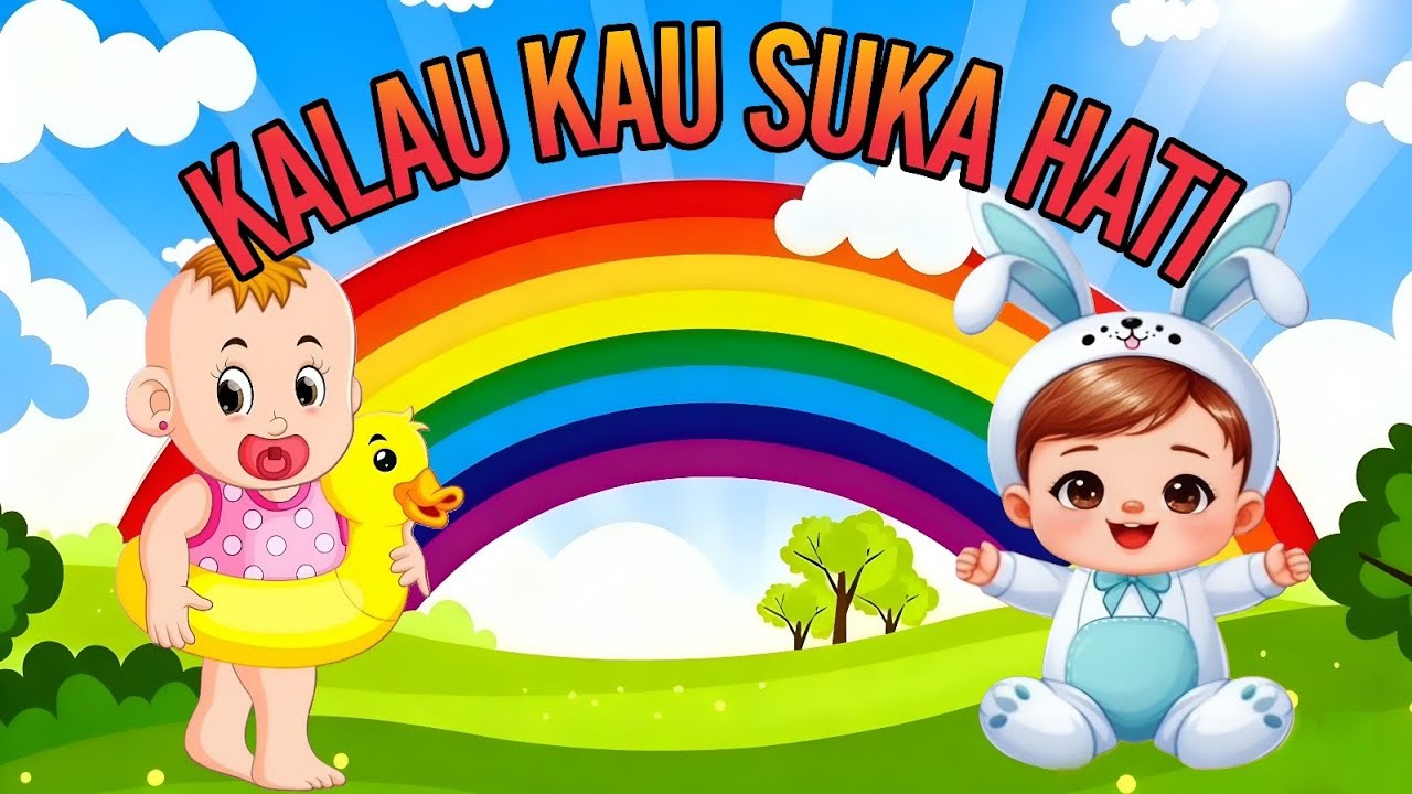 🌈KALAU KAU SUKA HATI👶LAGU ANAK TERBARU - LAGU ANAK POPULER | ANIMASI LUCU & CERIA 