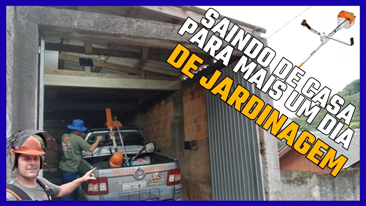 Saindo de Casa para Mais um Dia de Jardinagem com a Roçadeira Stihl FS 160