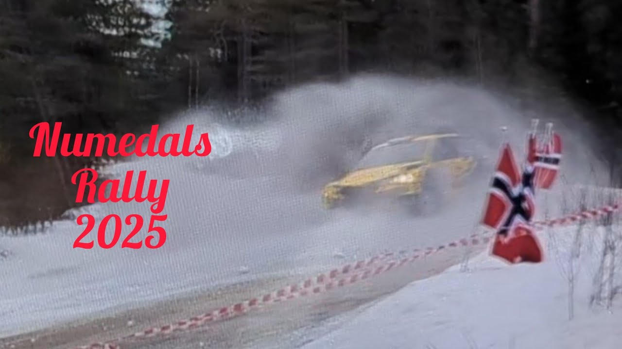 36. Numedalsrally 2025 best of slides and action Roger Rustand off