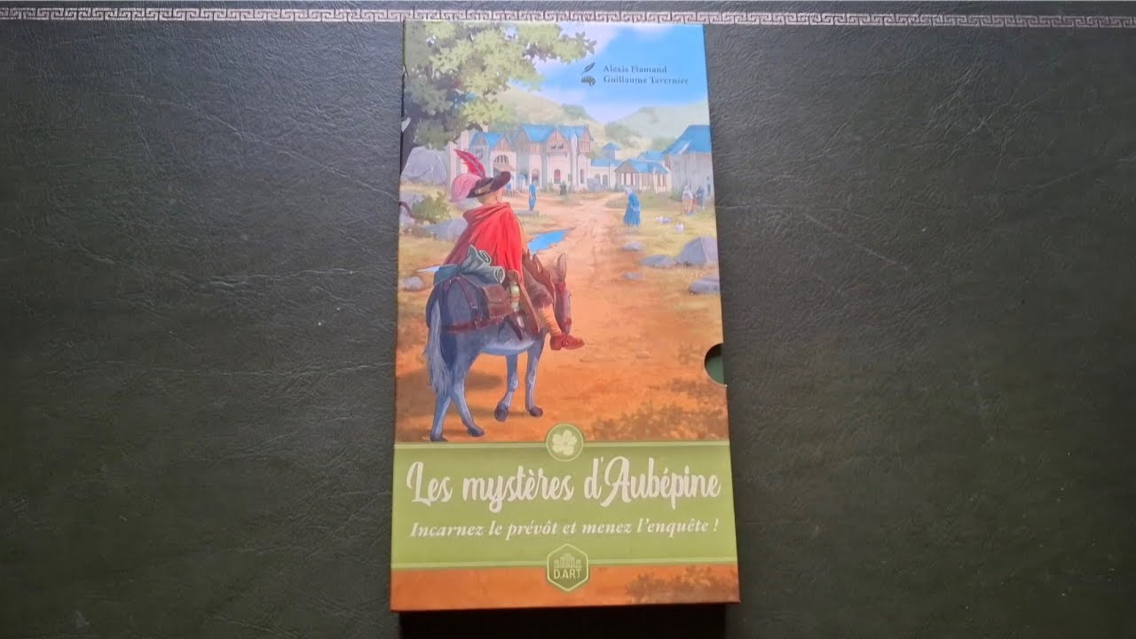 LES MYSTÈRES D'AUBÉPINE de Alexis Flamand, chez D.Art : Open The Box et avis 100% subjectif! 😅