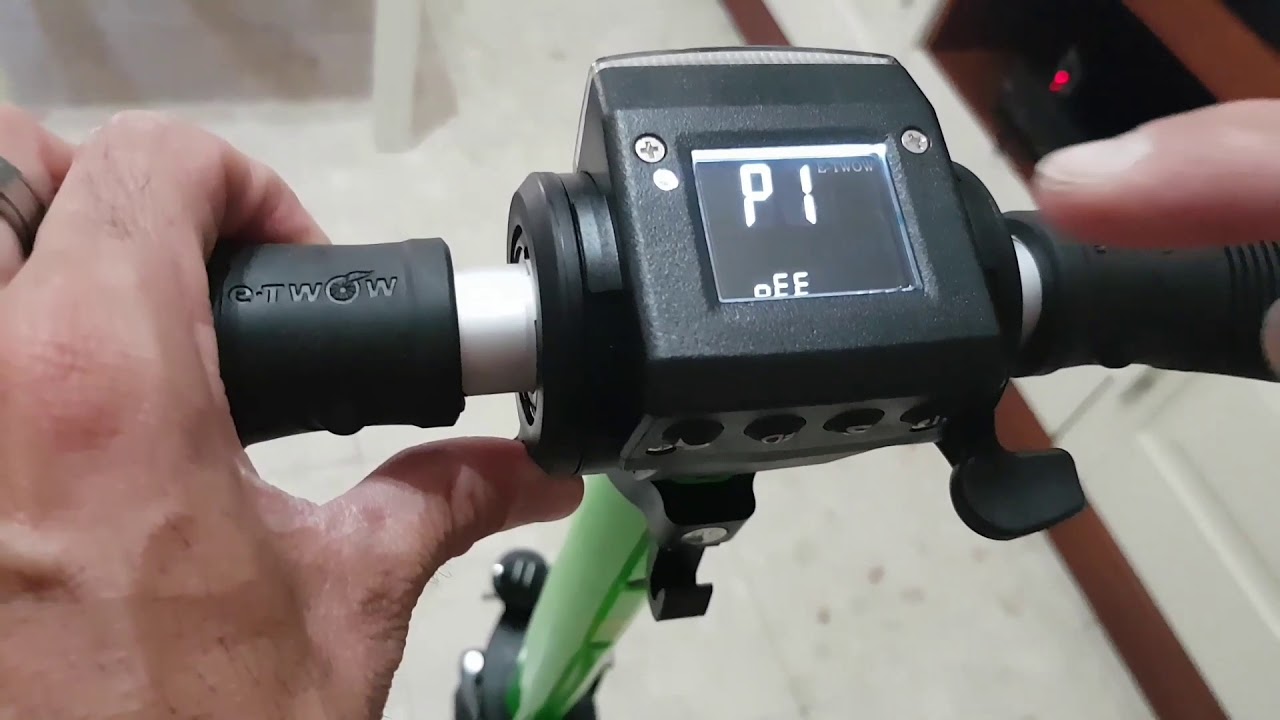Modo ajustes Patinete ETWOW  BOOSTER S2 PLUS