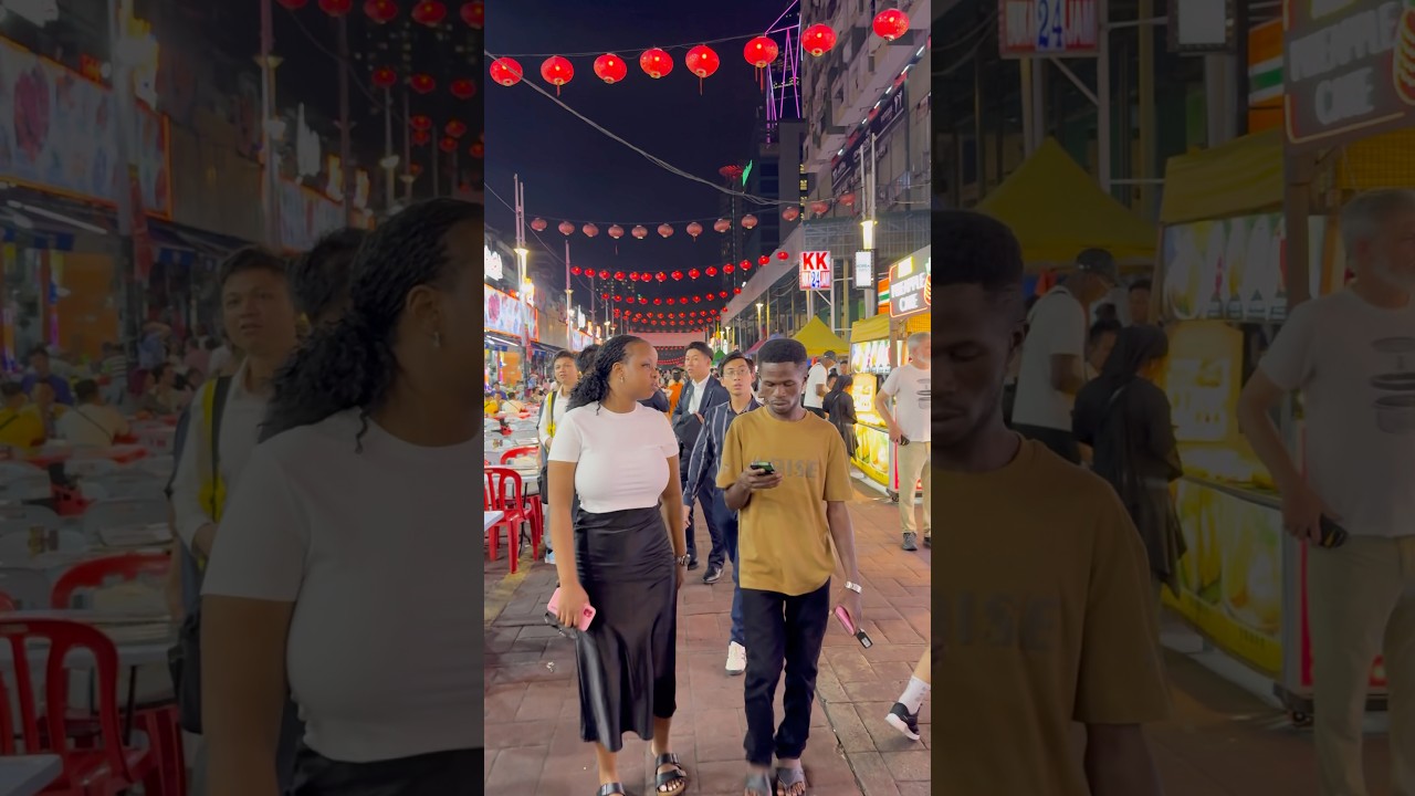 Jalan Alor night market Kuala Lumpur Malaysia #visitkualalumpur #kualalumpurtravel #streetfood