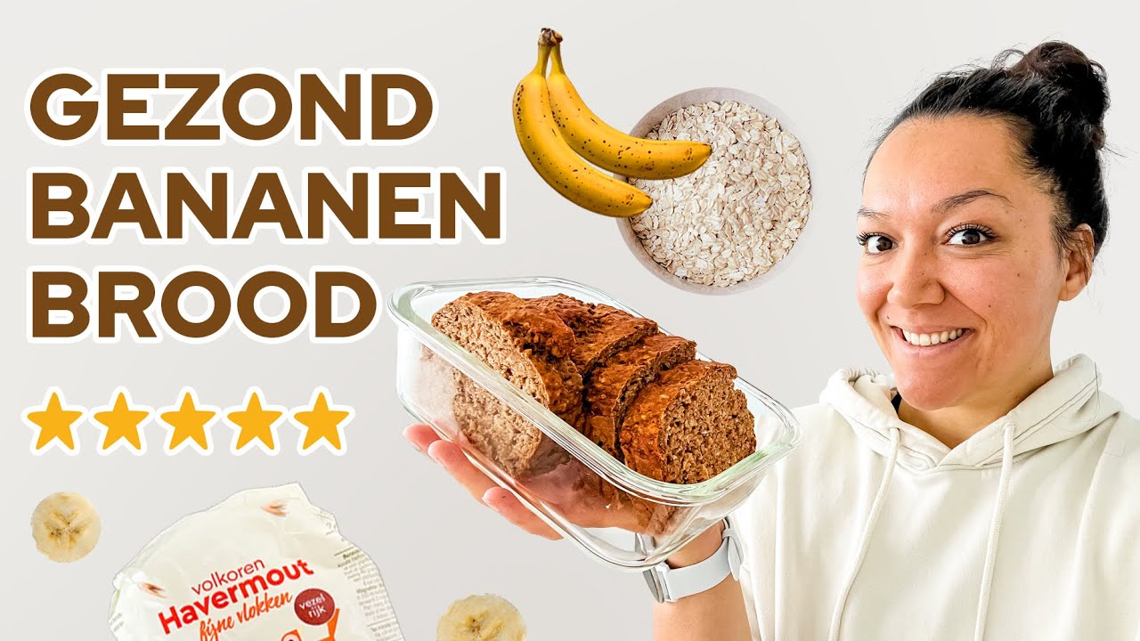 🍌 Gezond bananenbrood recept - Eenvoudig & snel met basic ingrediënten | Stap voor stap