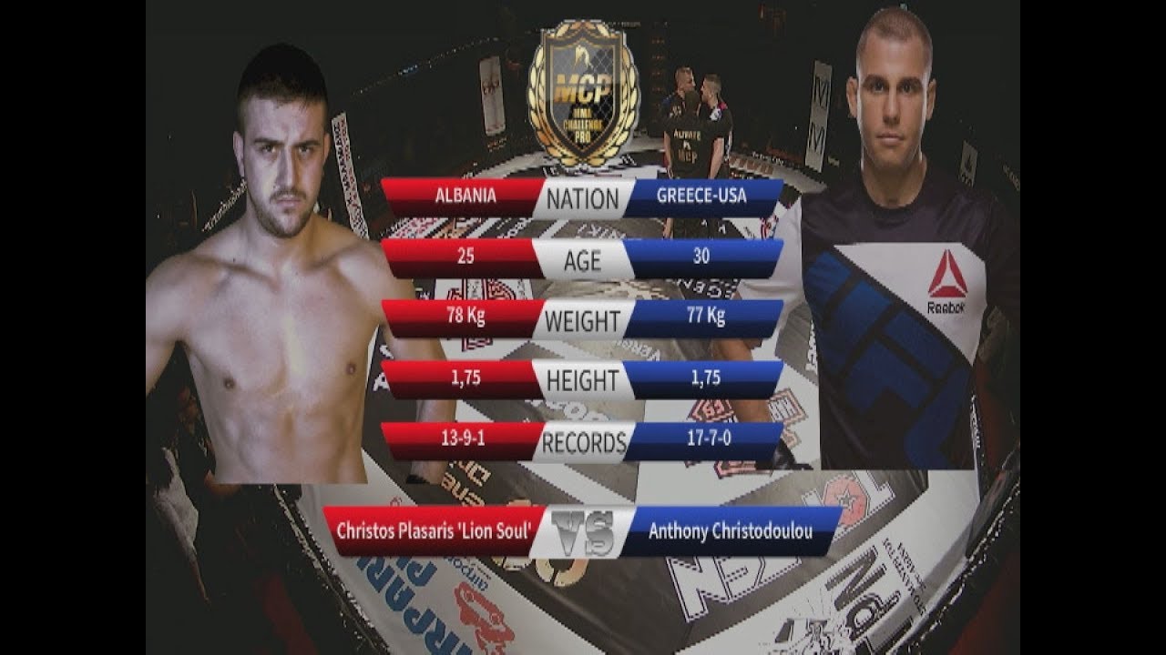PLASARIS vs CHRISTODOULOU | MCP8 MMA GREECE