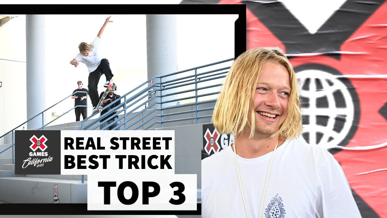 Real Street Best Trick: TOP 3 | X Games California 2023