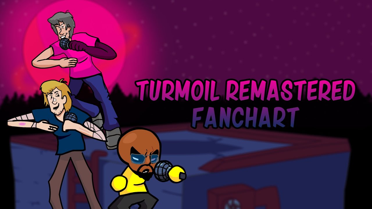 Friday Night Funkin'; Vs. Shaggy X Matt - Turmoil Remastered Fanchart!