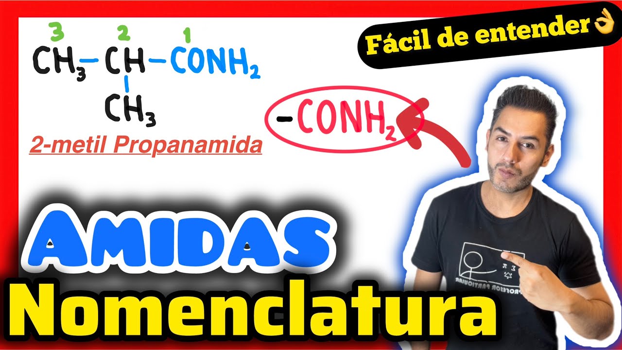 ✅​Nomenclatura AMIDAS Química Orgánica [𝘼𝙥𝙧𝙚𝙣𝙙𝙚 𝙙𝙚𝙨𝙙𝙚 𝙘𝙚𝙧𝙤😎​🫵​💯​]