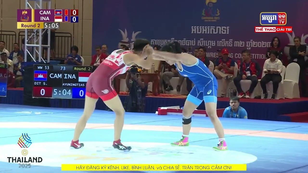 🔴🤼 07/12 VẬT NỮ SEA GAME. ReLIVE Women' Wrestling  #wrestling #seagames33 #thethaogiaitri
