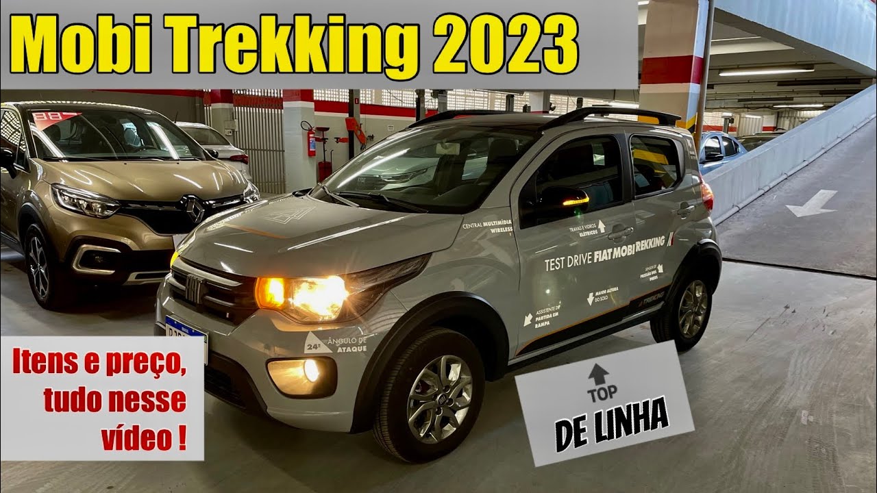FIAT MOBI TREKKING 2023, COM TODOS OS OPCIONAIS! (*Vale apena) ?? 💰💲 💴