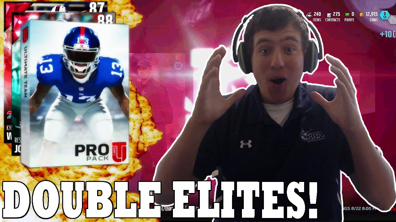 Madden 16 Ultimate Team: INSANE FIRST BUNDLE OPENING! TWO ELITE PULLS