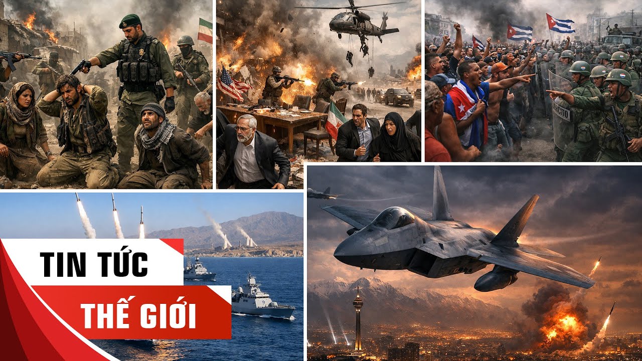 TIN NÓNG 24H NGÀY 8/2: F-22 MỸ XUẤT KÍCH - CUBA BIỂU TÌNH - IRAN THỬ TÊN LỬA - ISRAEL KHÔNG KÍCH