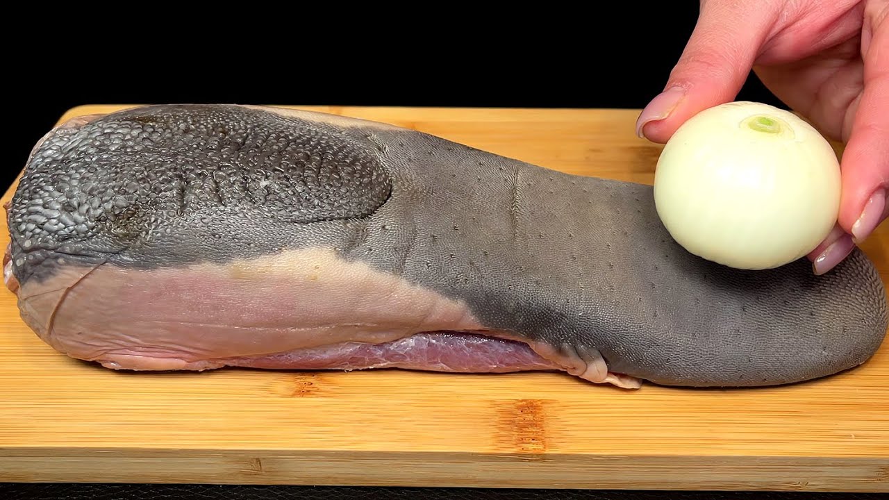Самый вкусный говяжий язык! Я никогда не ел такого вкусного говяжьего языка!