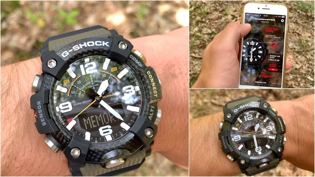 G-SHOCK GG-B100 TEST W TERENIE - funkcja nawigacji Recenzja