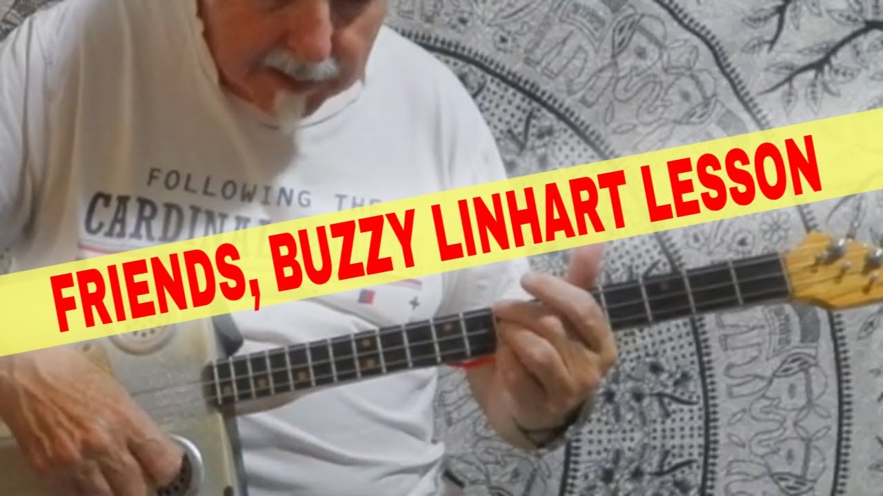 You Gotta Have Friends, Buzzy Linhart lesson for 3 string cigar box guitar.