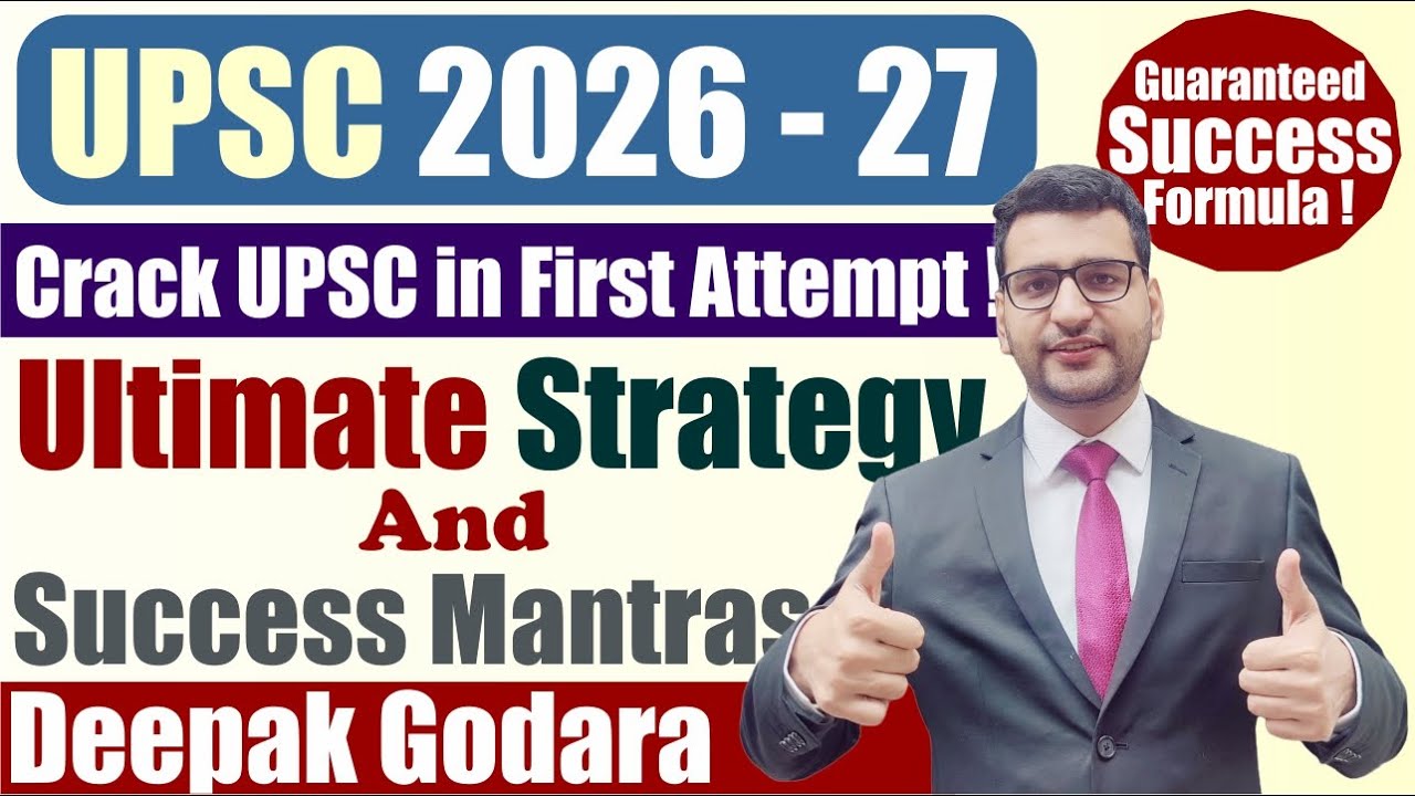 🎯 UPSC 2026-27 Strategy & Success Mantra | Crack UPSC in First Attempt! 🚀