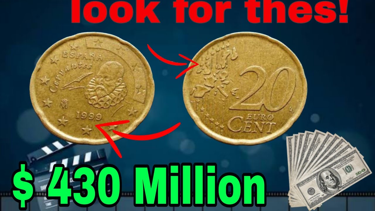 1999 Spain 20 Euro Cent Coin &bull;&nbsp;Values, Information, Mintage, History, and More
