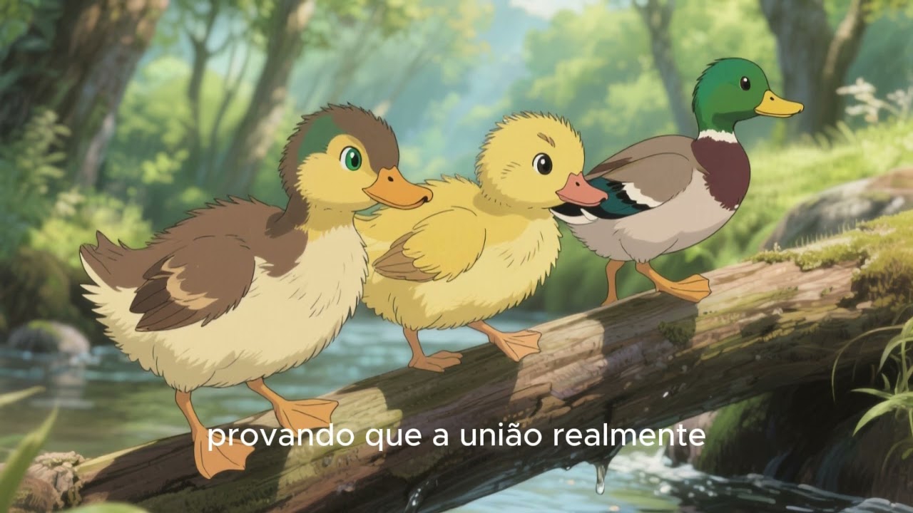 A família de patinhos que perdeu o caminho #desenhoinfantil #videoeducativoinfantil #crianças