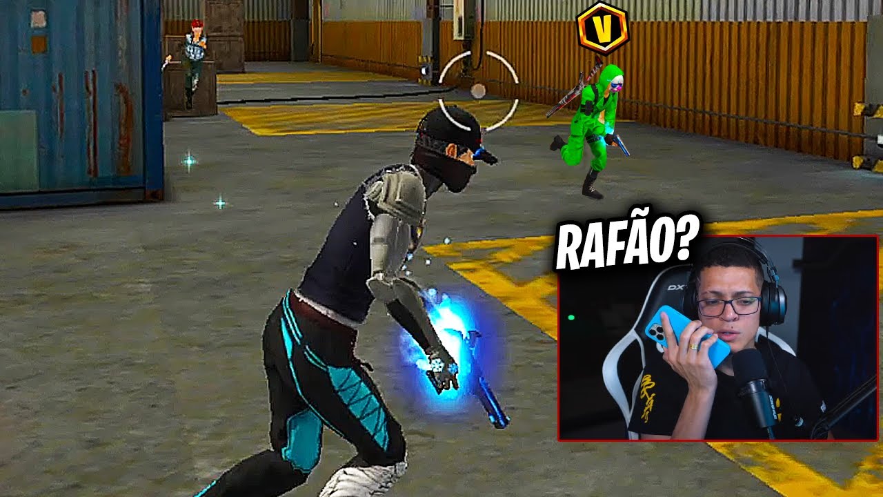 CAÍ CONTRA O CEROL NO MODO X1 DO FREE FIRE!?