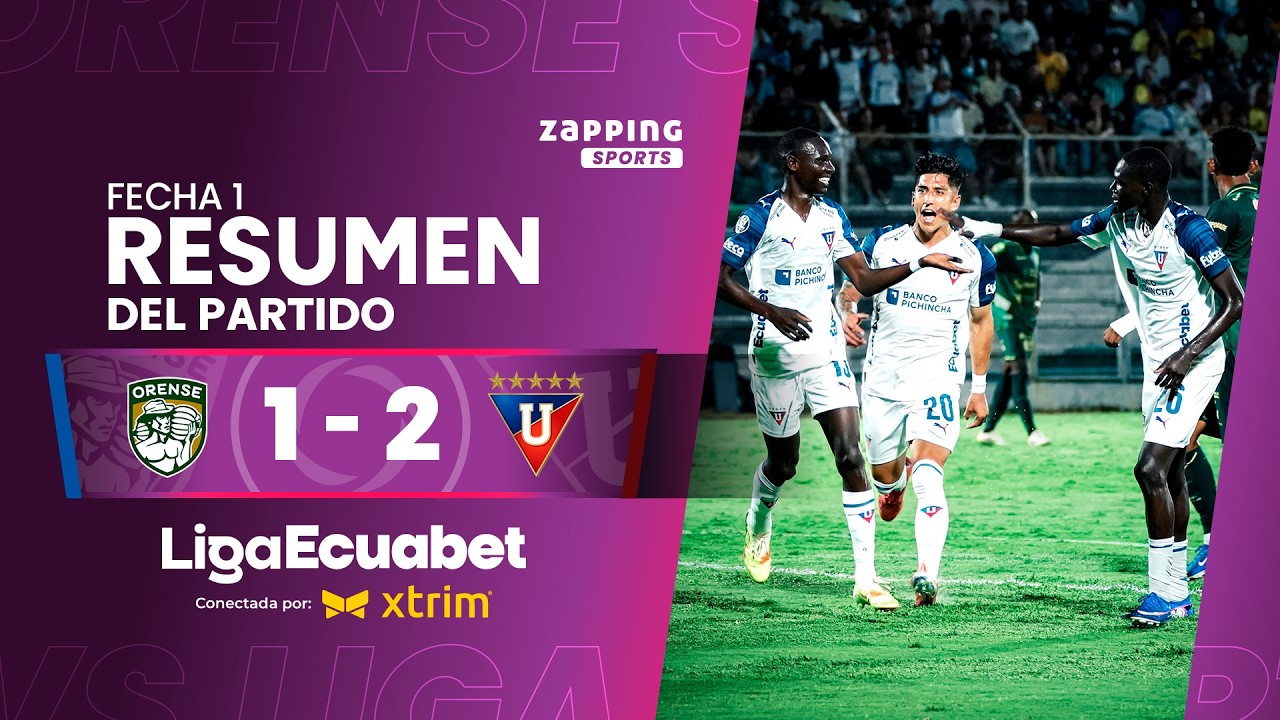 Orense SC 1 - 2 Liga de Quito / Fecha 1 / Liga Ecuabet conectada por Xtrim 2026