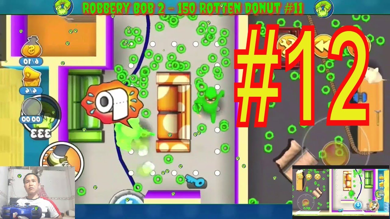Robbery Bob 2 - Rotten Donut - Teleportation Mine ( # 12 ) - Success Nguyen