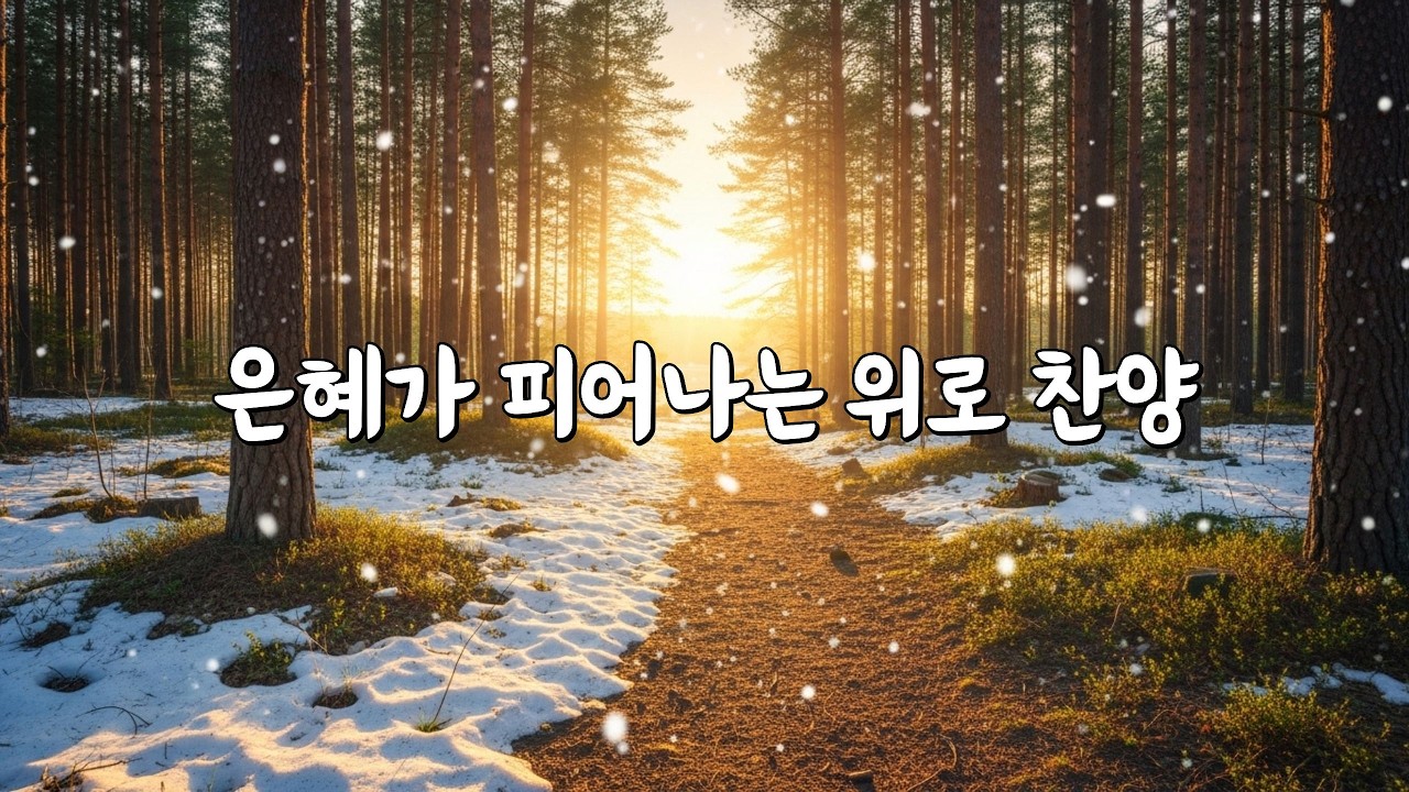 지친 마음에 은혜가 피어나는 위로 찬양 10곡 | 통기타 말씀 찬양