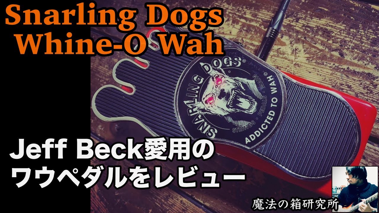 Jeff Beck氏愛用のワウペダル！Snarling Dogs Whine-O Wahをレビュー @魔法の箱研究所 - Stompbox Review Channel -