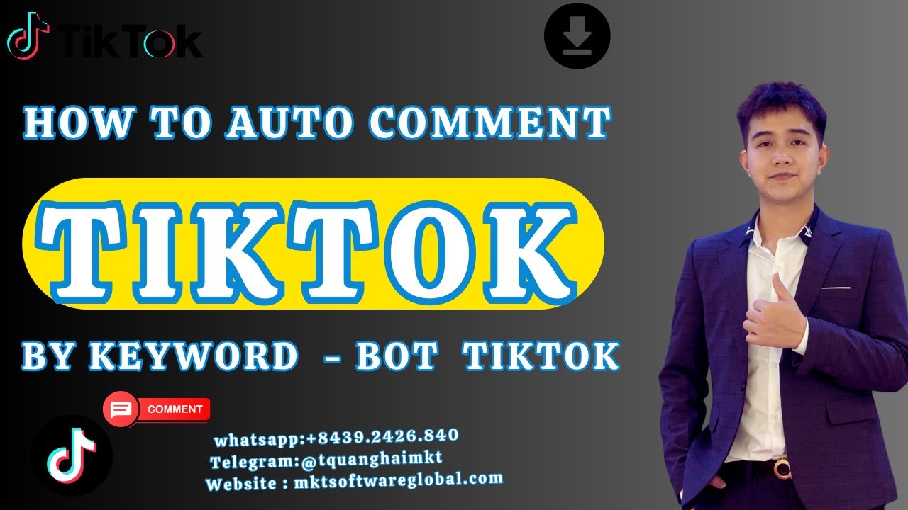 Comment on Tiktok Videos Automatically By Keyword | Tiktok Auto Bot