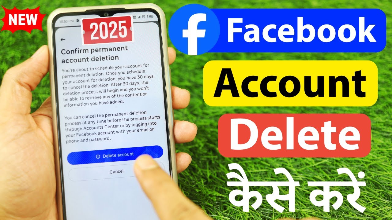 Facebook Account Delete Kaise Kare | How To Delete Facebook Account Permanently | fb id delete