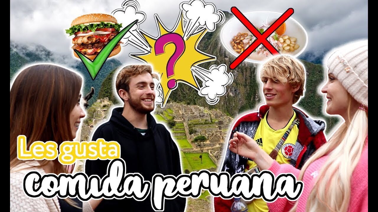 EXTRANJEROS hablando sobre la COMIDA PERUANA ! NO LO VAS A CREER !!!!! SORTEO PERÚ !!!! [ESP, ENG]