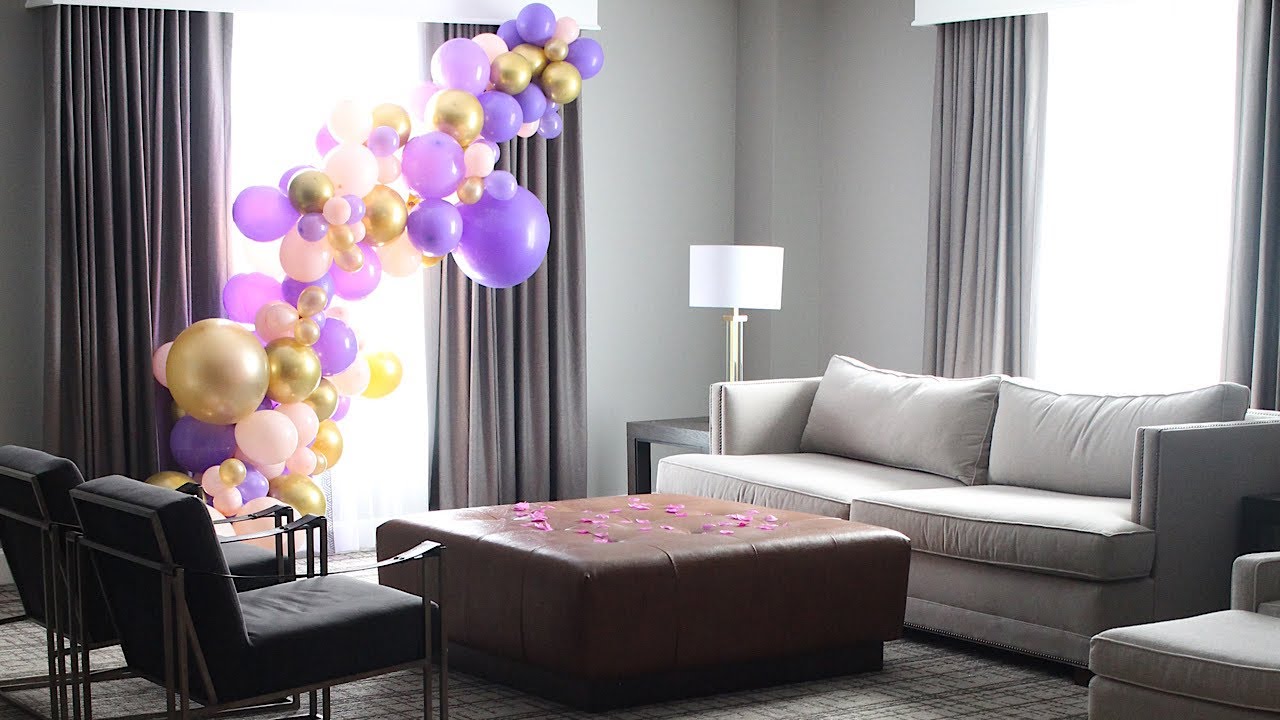 Romantic Hotel Suite Setup in Quarantine | Date Night Idea