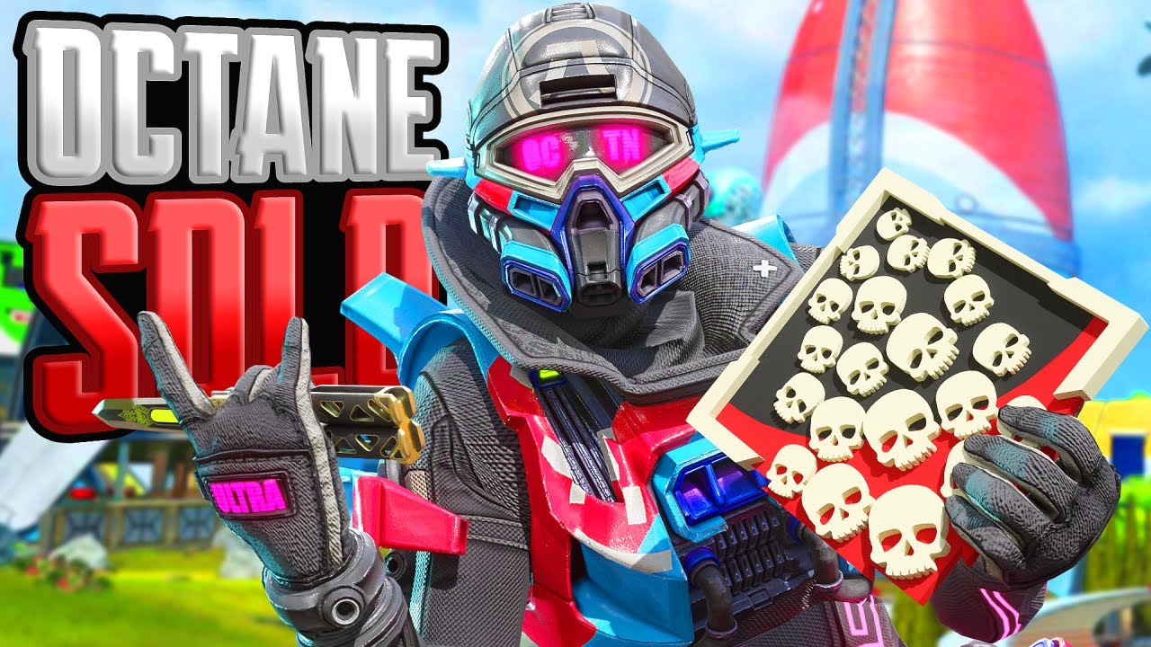 SOLO Octane 25 KILLS and 7,066 Damage Apex Legends Gameplay Season 21