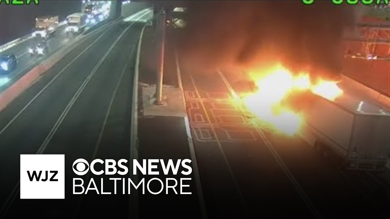 Fuel spill, fire prompts closure of I-95 South at Fort McHenry Tunnel in Baltimore