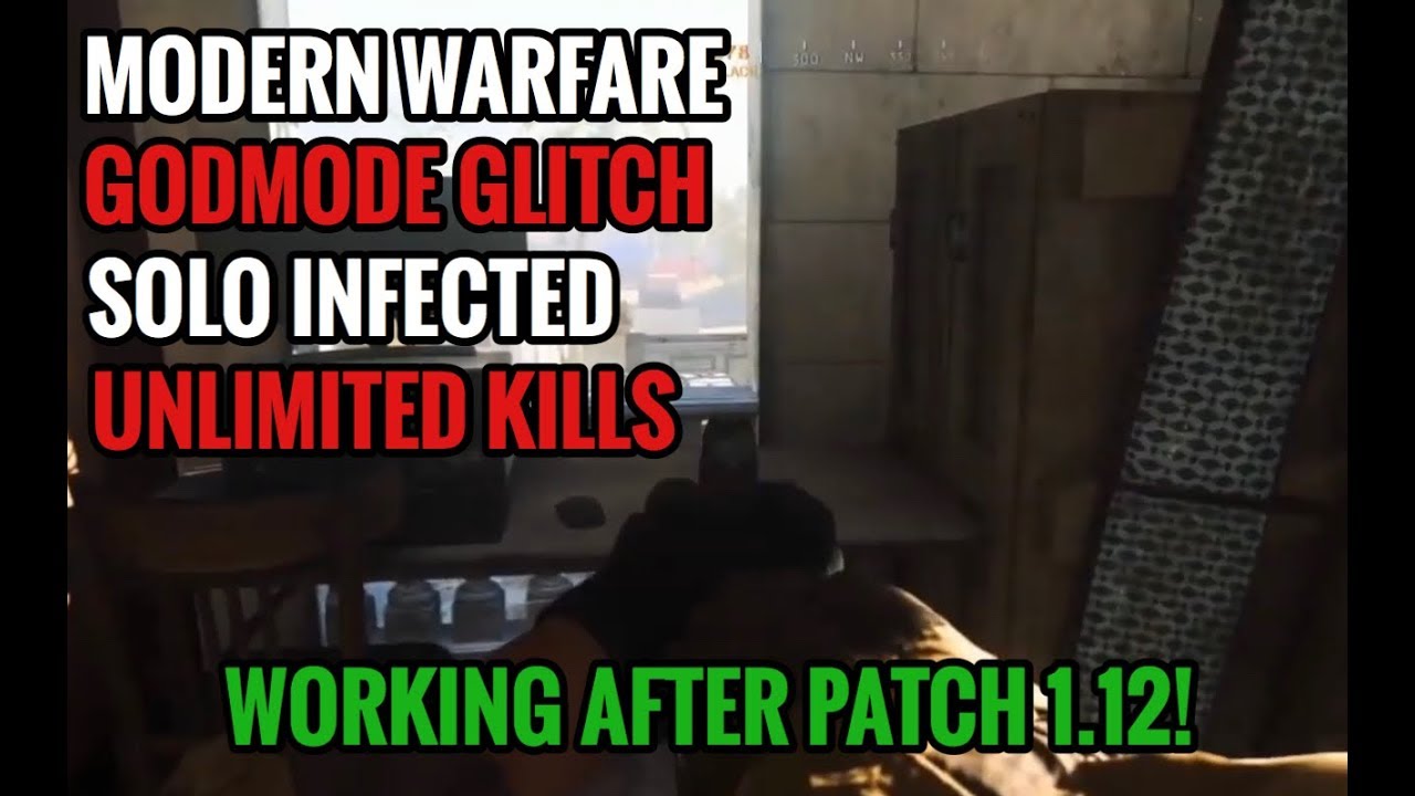 MODERN WARFARE - INFECTED *GODMODE* GLITCH SOLO WORKING AFTER PATCH 1.12!