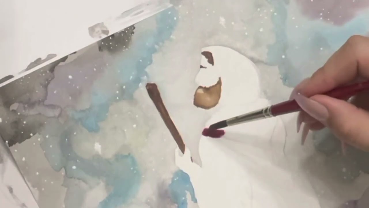 WATERCOLOR JESUS CHRIST | intermediate Jesus Christ watercolor painting video | beginner art lesson